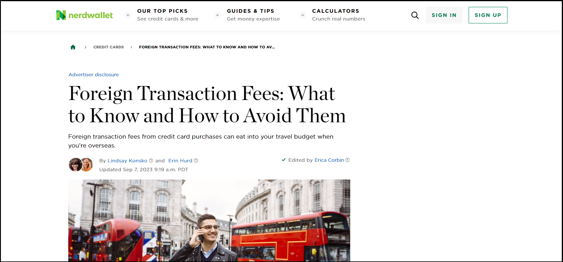 Understanding Foreign Transaction Fees